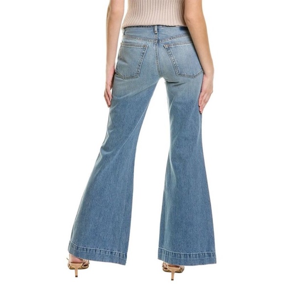 NWT Re/Done Lake Blue Low Rise Bell Bottom Jeans Size 30 - Picture 7 of 7